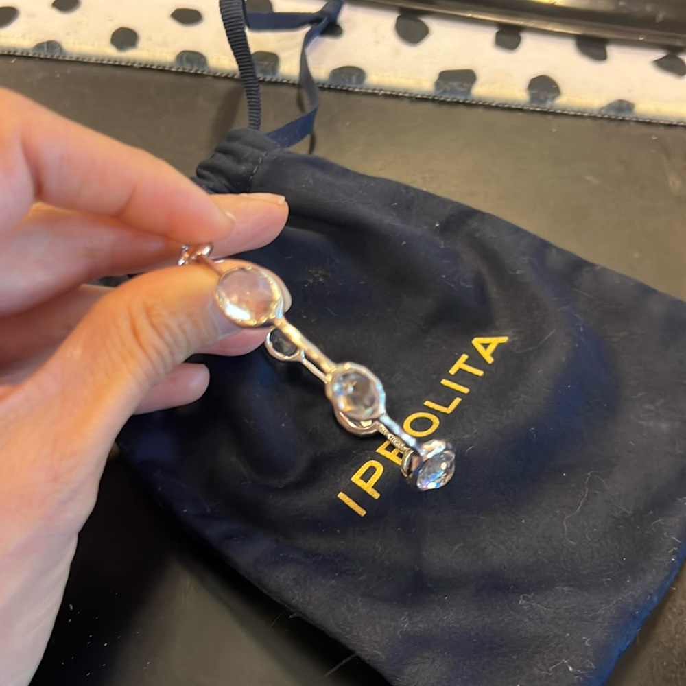 Ippolita clear stone rock candy bangle
